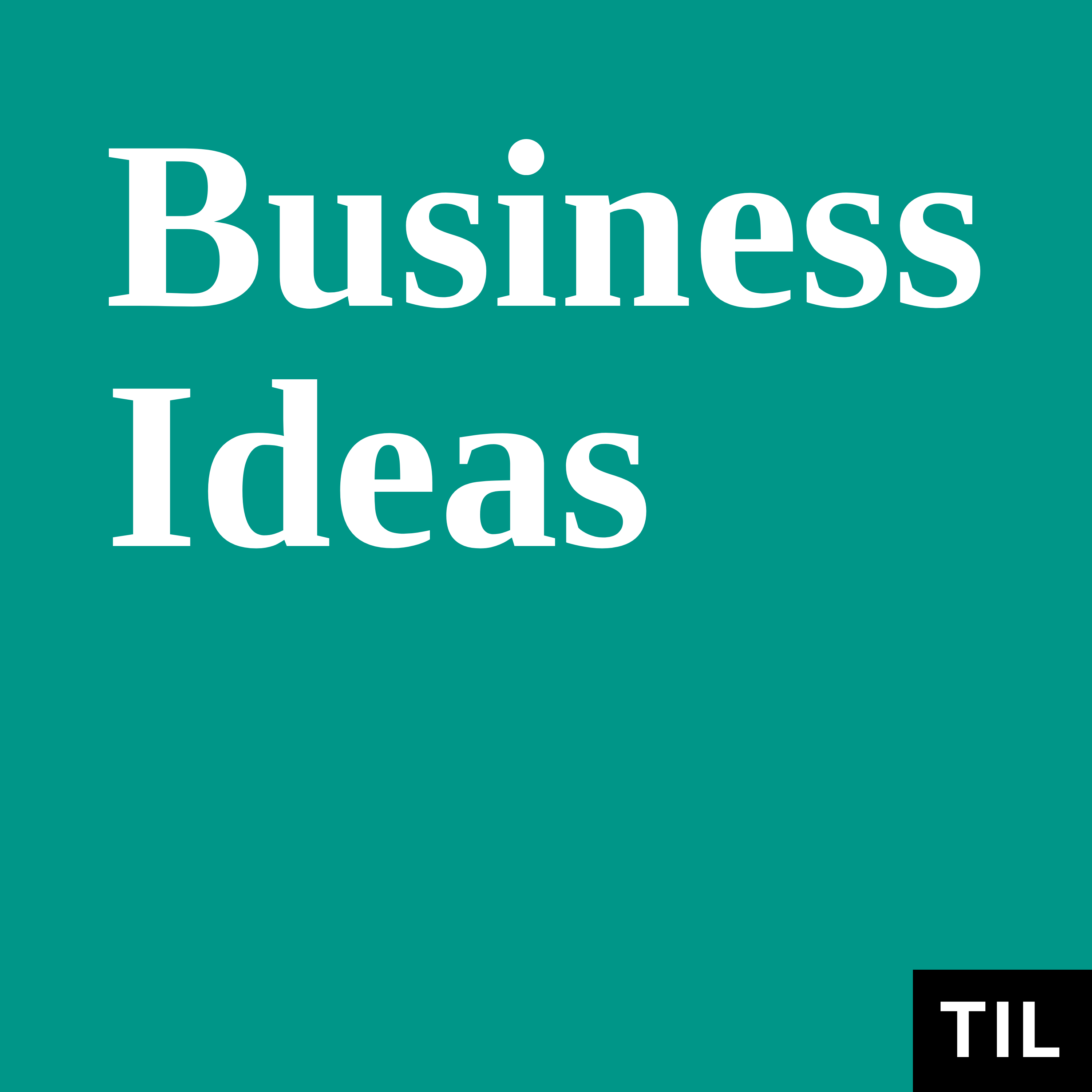 TIL: Business Ideas