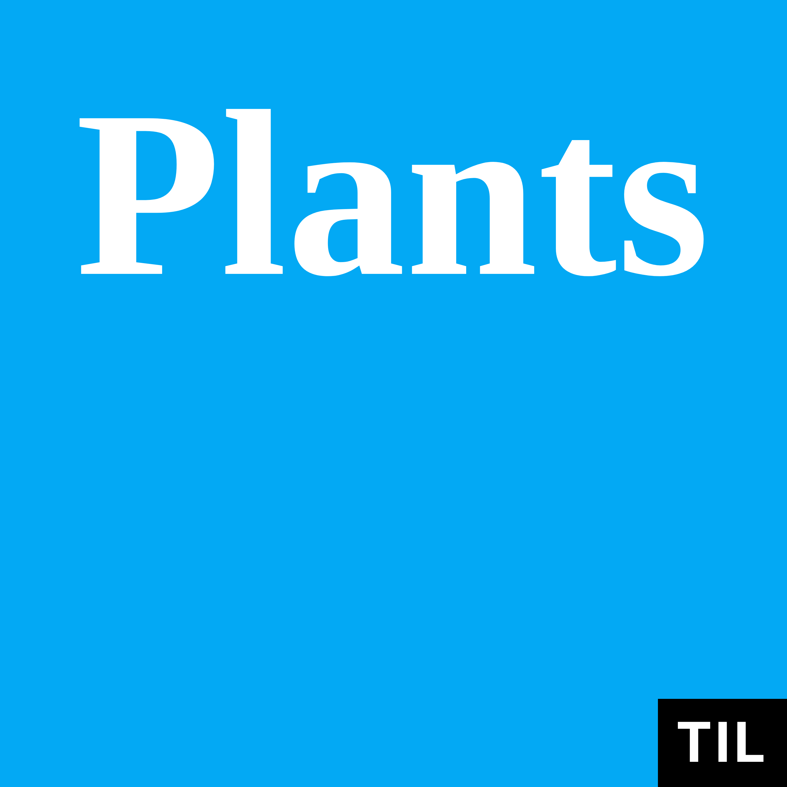 TIL: Plants cover