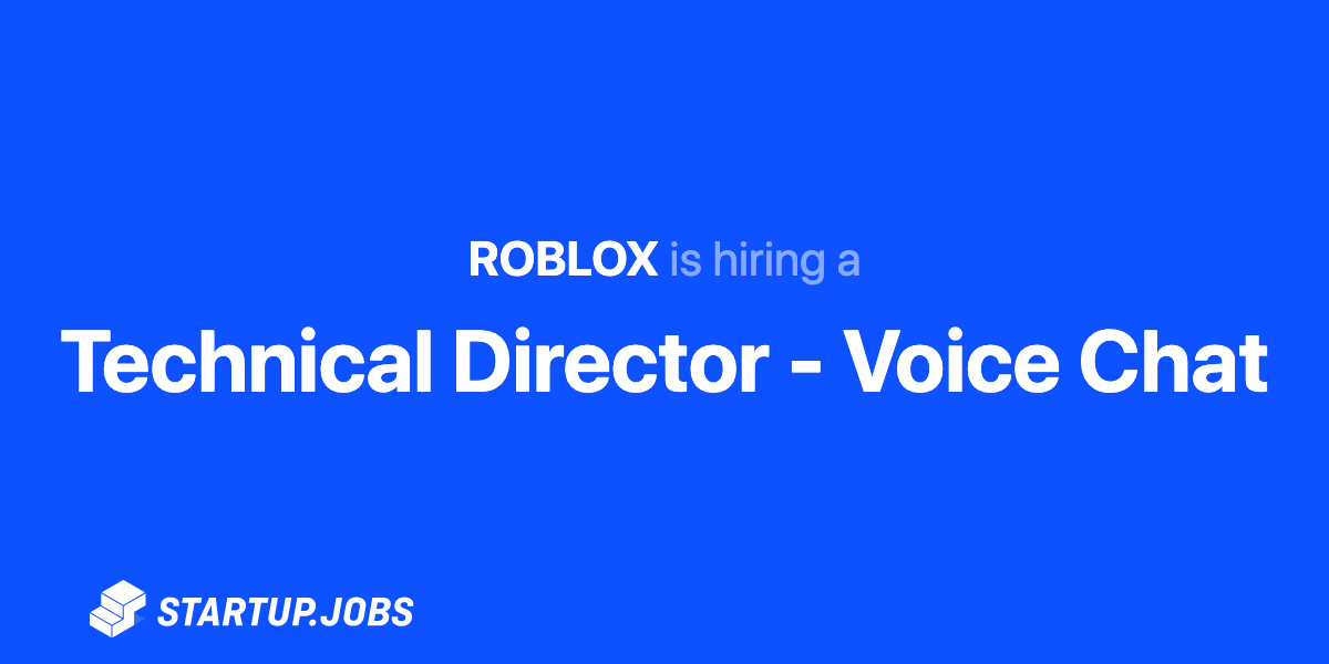 Technical Director Voice Chat At Roblox - ca pilot roblox