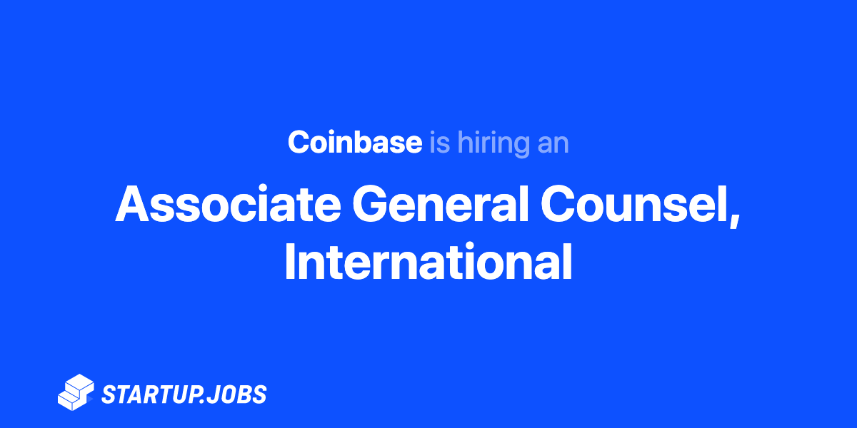 coinbase associate general counsel