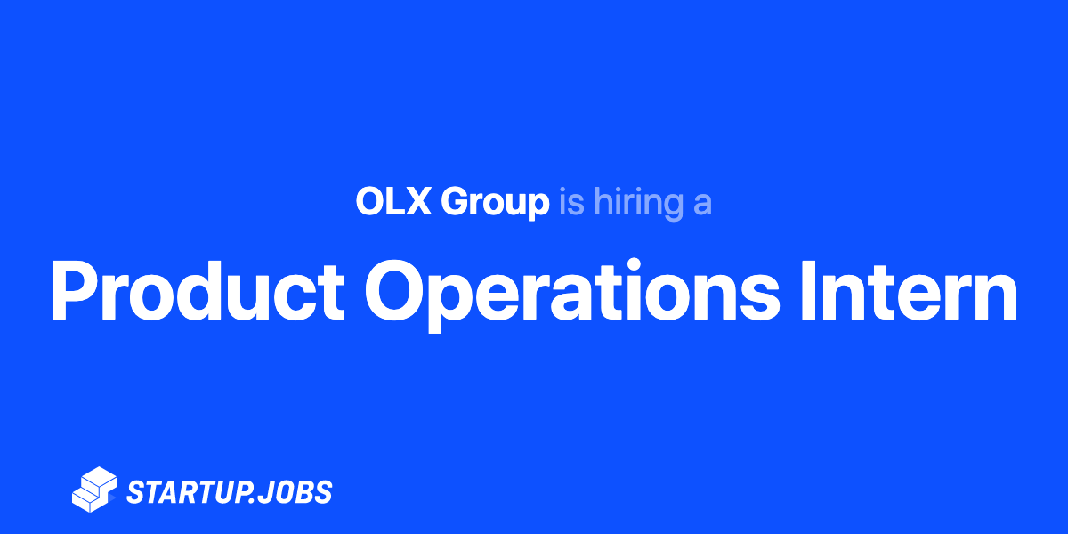 Product Operations Intern at OLX Group