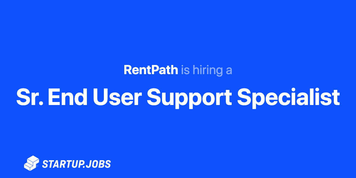 end user support jobs