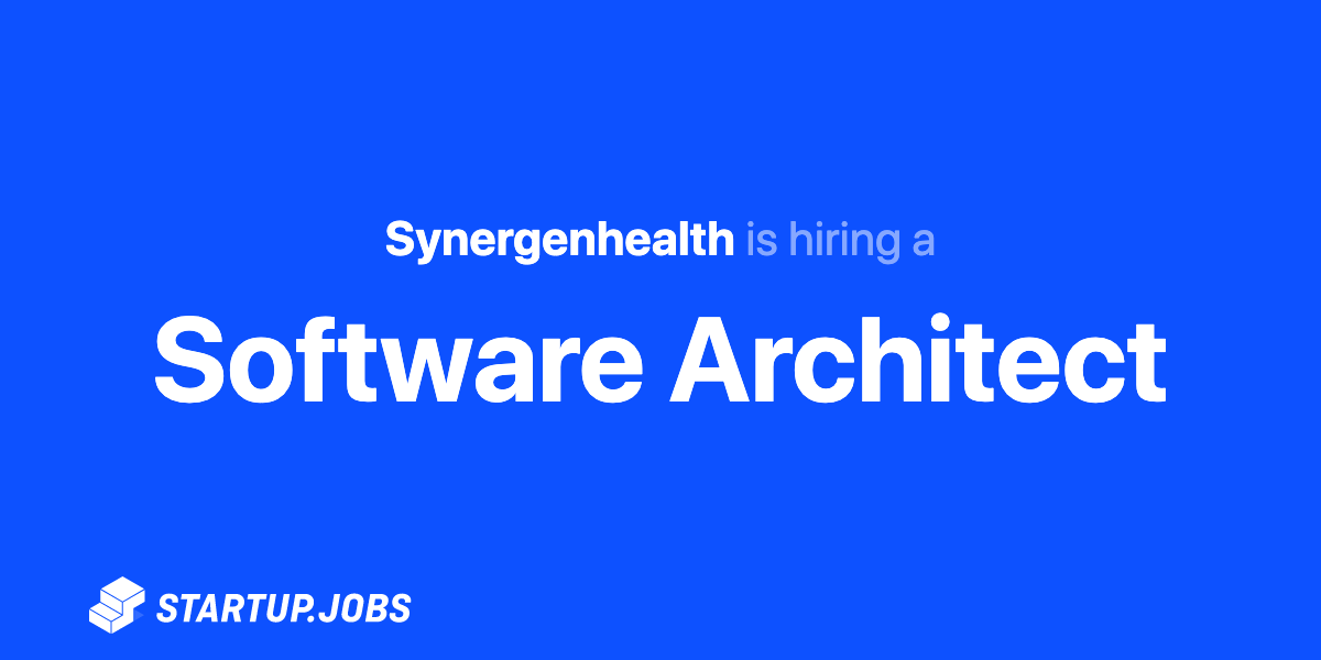 Software Architect at Synergenhealth